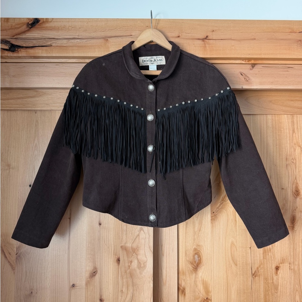 Denum Jeans Vintage fringe jacket